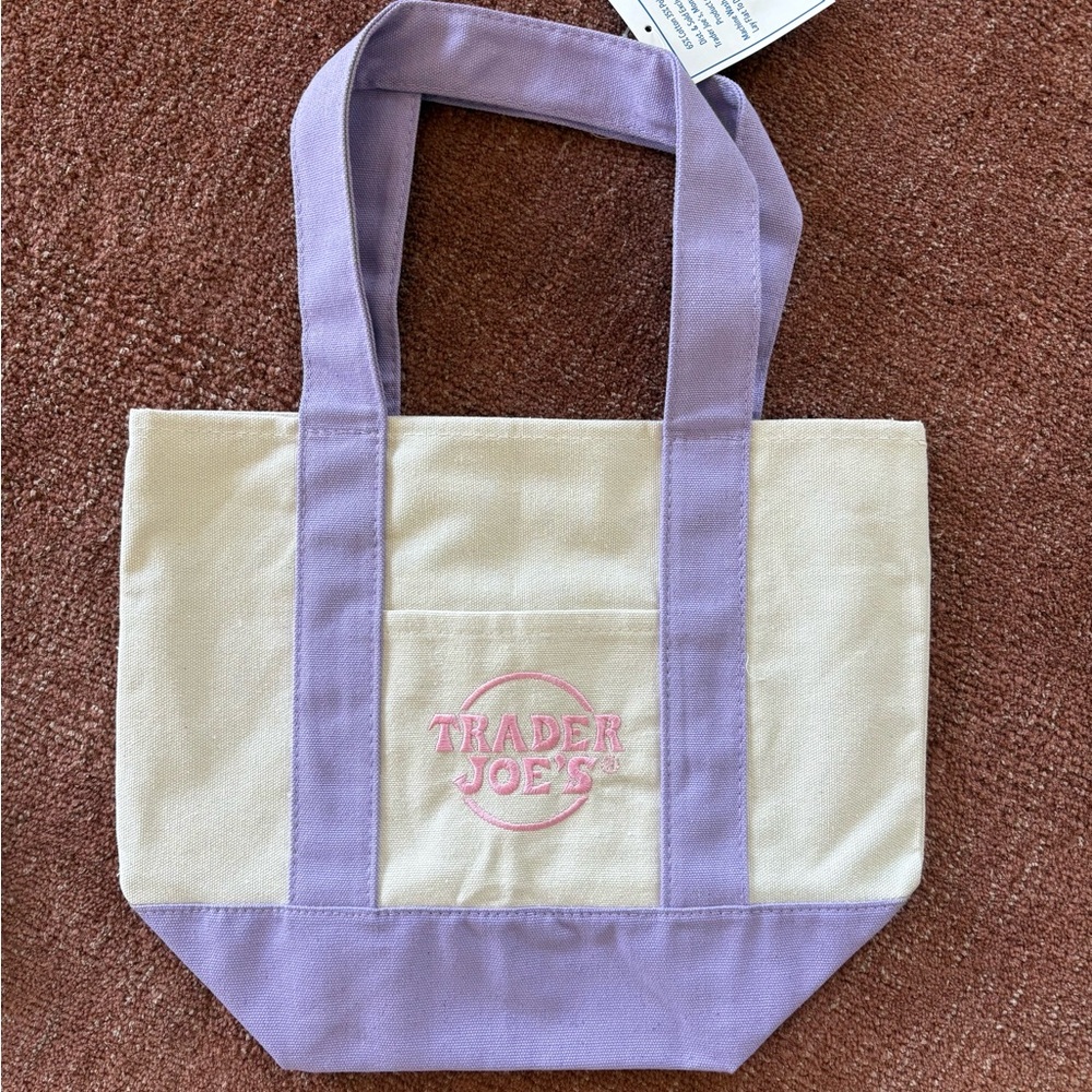 Trader Joe’s pastel mini tote